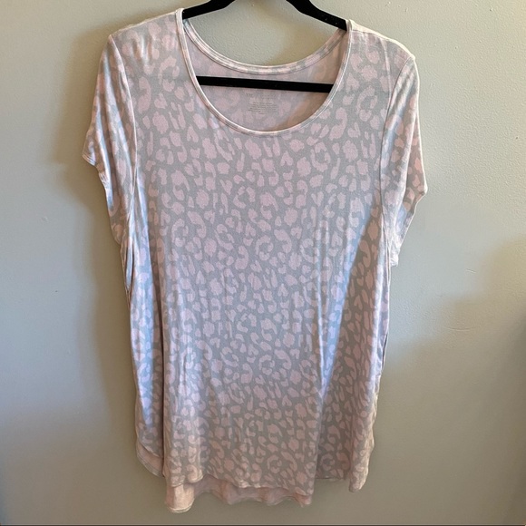 Apt. 9 Tops - APT 9 Leopard Print Slouchy Comfy Shirt Size XXL Jersey Knit Soft